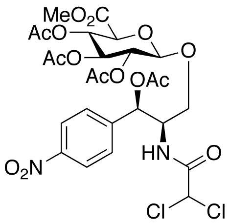 Chloramphenicol 3-O-β-D-Glucuronide-3,2’,3’,4’-tetra-O-acetate Methyl Ester