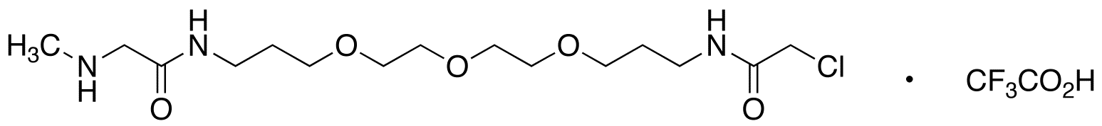 N’-(13-Chloroacetamido-4,7,10-trioxatridecanyl)-N-methyl-glycinamide Trifluoroacetate