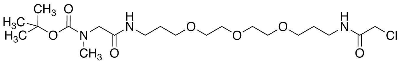 N’-(13-Chloroacetamido-4,7,10-trioxatridecanyl)-N-methyl-N-tert-butoxycarbonyl-glycinamide