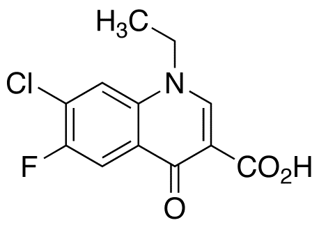 7-Chloro-1-ethyl-6-fluoro-1,4-dihydro-4-oxoquinoline-3-carboxylic Acid, 90%