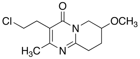 3-(2-Chloroethyl)-6,7,8,9-tetrahydro-7-methoxy-2-methyl-4H-pyrido[1,2-α]pyrimidin-4-one