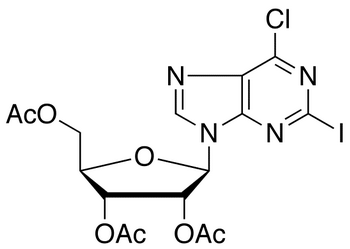 6-Chloro-2-iodo-9-(2’,3’,5’-tri-O-acetyl-β-D-ribofuranosyl)purine