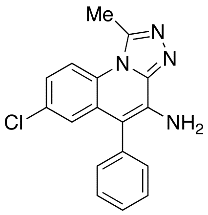 7-Chloro-1-methyl-5-phenyl-[1,2,4]triazolo[4,3-α]quinolin-4-amine