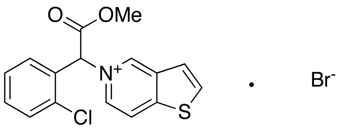 5-[1-(2-Chlorophenyl)-2-methoxy-2-oxoethyl]thieno[3,2-c]pyridinium Bromide 