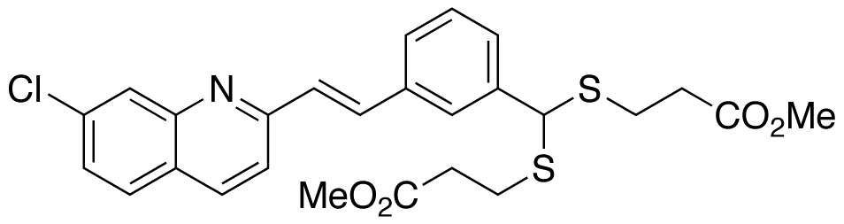 3,3’-[[[3-[(1E)-2-(7-Chloro-2-quinolinyl)ethenyl]phenyl]methylene]bis(thio)]bis-propanoic Acid 1,1’-Dimethyl Ester
