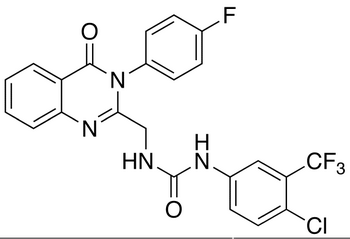N-[4-Chloro-3-(trifluoromethyl)phenyl]-N’-[[3-(4-fluorophenyl)-3,4-dihydro-4-oxo-2-quinazolinyl]methyl]urea