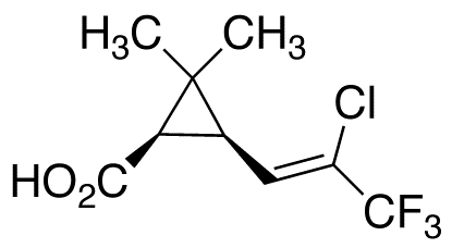 cis-3-(2-Chloro-3,3,3-trifluoro-1-propenyl)-2,2-dimethyl-cyclopropanecarboxylic Acid