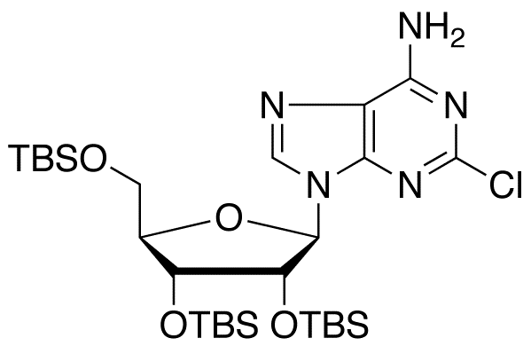 2-Chloro-2’,3’,5’-tris-O-[(1,1-dimethylethyl)dimethylsilyl]-adenosine