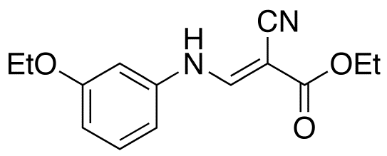2-Cyano-3-[(3-ethoxyphenyl)amino]-2-propenoic Acid Ethyl Ester