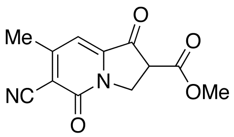 6-Cyano-1,2,3,5-tetrahydro-7-methyl-1,5-dioxo-2-Indolizinecarboxylic Acid Methyl Ester