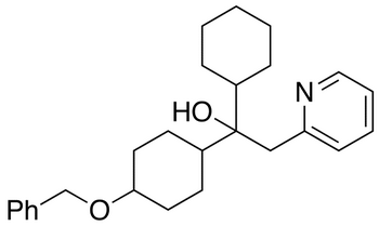 1-Cyclohexyl-1-(4-benzyloxycyclohexyl)-2-(2-pyridinyl)ethanol(Mixture of Diastereomers)