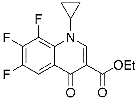 1-Cyclopropyl-6,7,8-trifluoro-1,4-dihydro-4-oxo-3-quinolinecarboxylic Acid Ethyl Ester