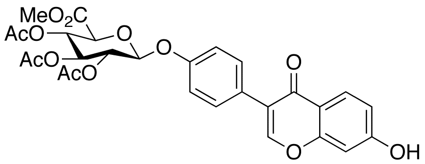 Daidzein 4’-Tri-O-acetyl-β-D-glucuronic Acid Methyl Ester