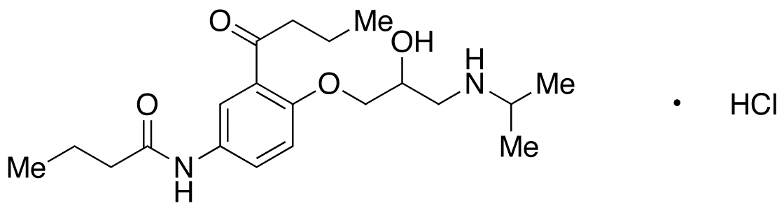 rac 3-Deacetyl-3-butanoyl acebutolol hydrochloride