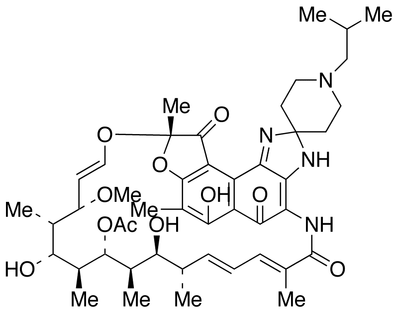 25-O-Deacetyl-23-O-acetyl rifabutin