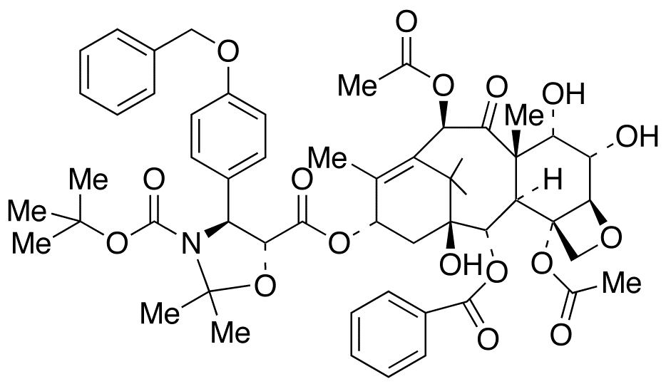 7-epi N-Desbenzoyl-N-tert-butoxycarbonyl-N,O-isopropylidene-3’-p-O-benzyl-6α-hydroxy Paclitaxel