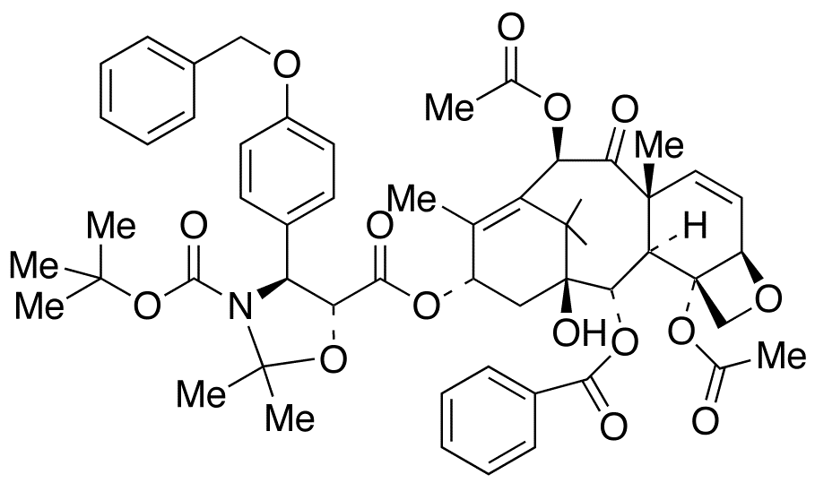 N-Desbenzoyl-N-tert-butoxycarbonyl-N,O-isopropylidene-3’-p-O-benzyl-6,7-dehydro Paclitaxel