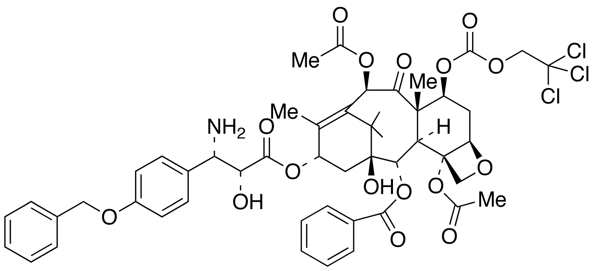 N-Debenzoyl-3’-p-O-benzy-7-[[(2,2,2,-trichloroethyl)oxy]carbonyl]paclitaxel