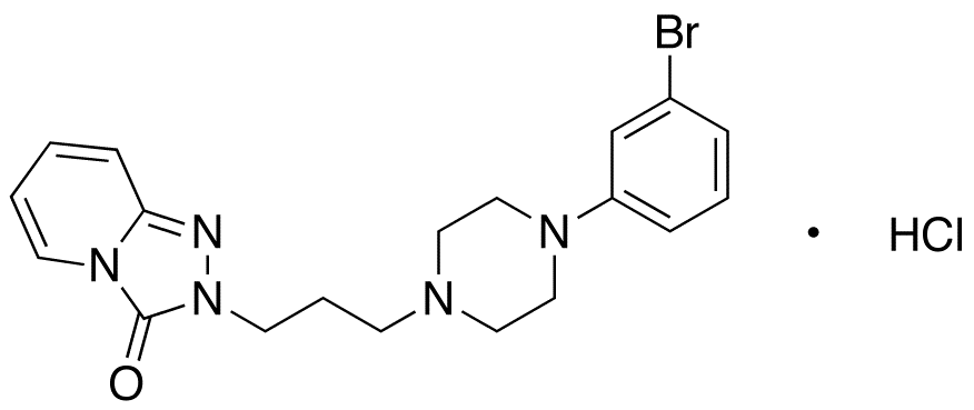 3-Dechloro-3-bromo Trazodone HCl