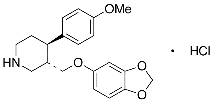 rac-trans-4-Defluoro-4-methoxy Paroxetine HCl