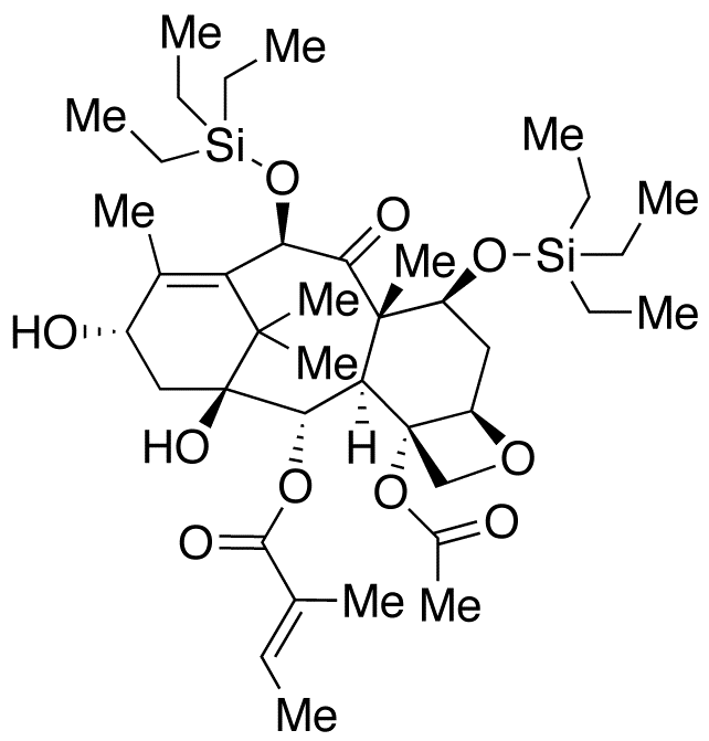 10-Desacetyl-2-desbenzoyl-7,10-bis(O-triethylsilyl)-2-tiglyldocetaxel Baccatin III