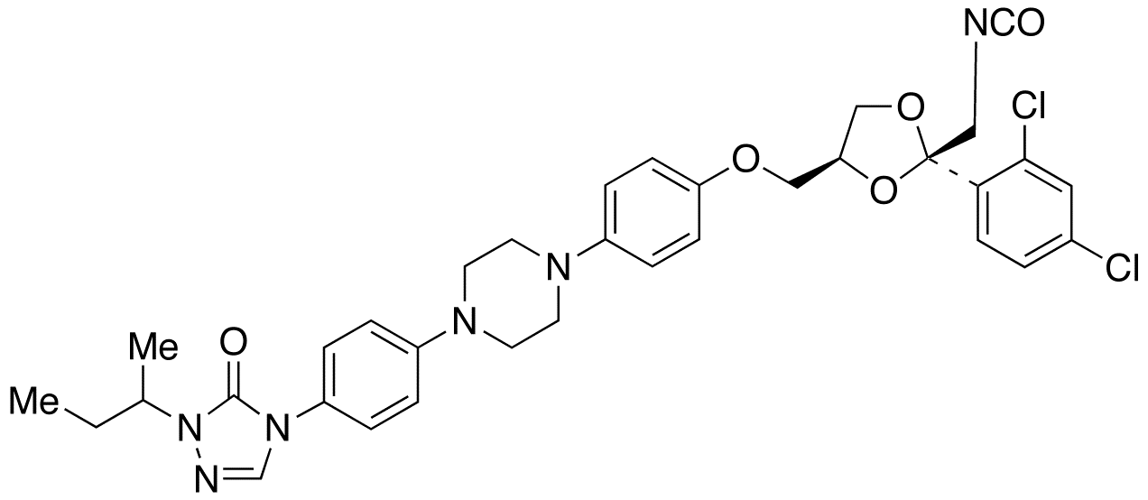Des[2-(1,2,4-triazolyl)] Itraconazole-2-isocyanate