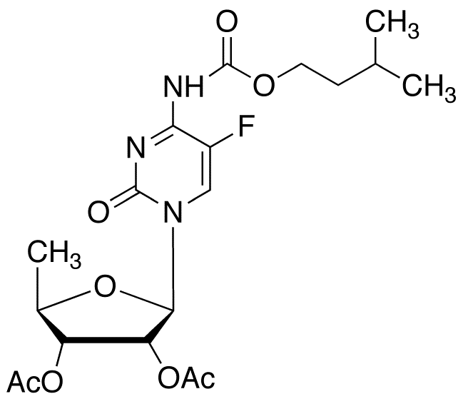 2’,3’-Di-O-acetyl-5’-deoxy-5-fluoro-N-[(3-methylbutoxy)carbonyl]cytidine