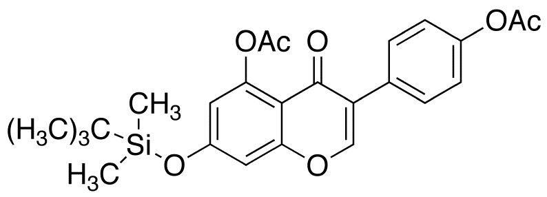 4’,5-Di-O-acetyl-7-O-tert-butyldimethylsilyl Genistein