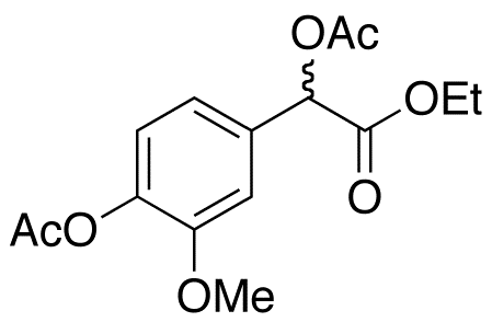 α,4-Di-O-acetyl Vanillylmandelic Acid Ethyl Ester