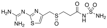 3-[2-(Diaminomethyleneamino)-1,3-thiazol-4-ylmethylsulfinyl]-N-sulfamoylpropanamide (Famotidine Metabolite)