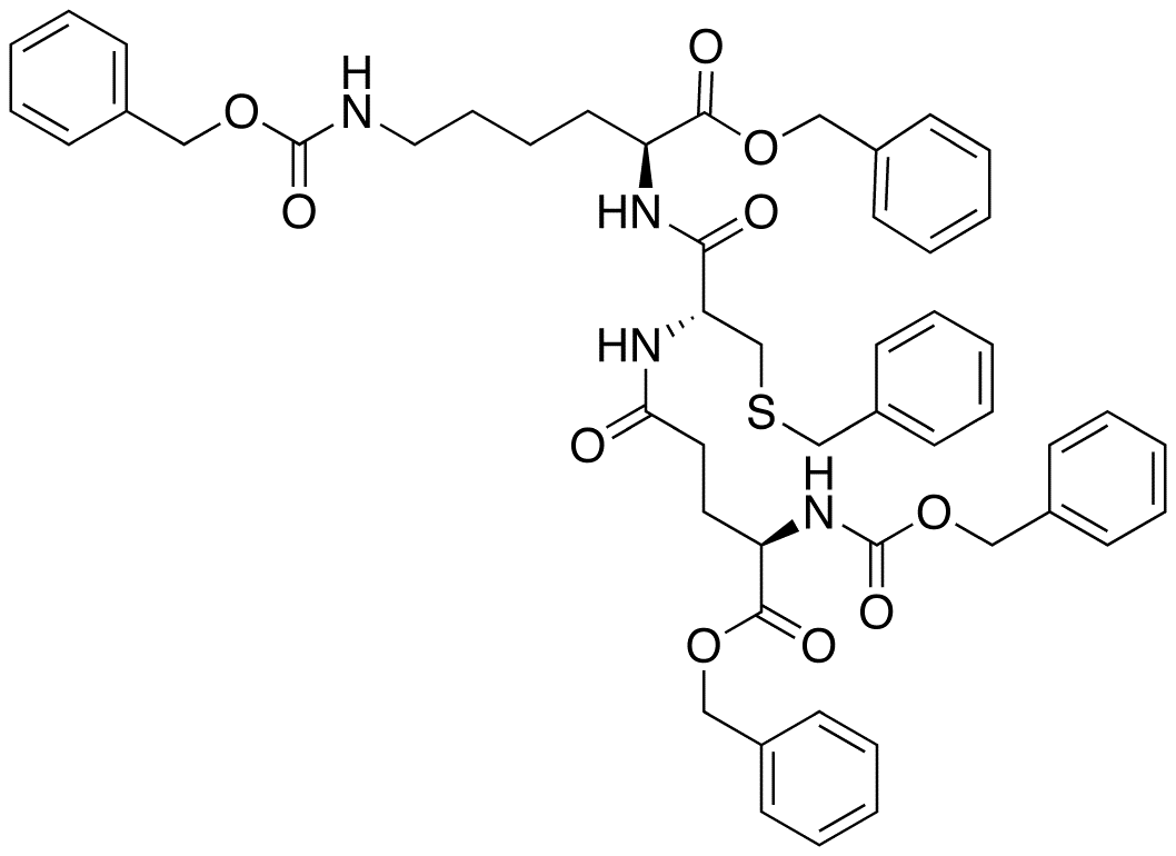 N,N-Dibenzyloxycarbonyl-S,O,O-tri-benzyl-L-γ-glutamyl-L-cysteinyl-L-lysine