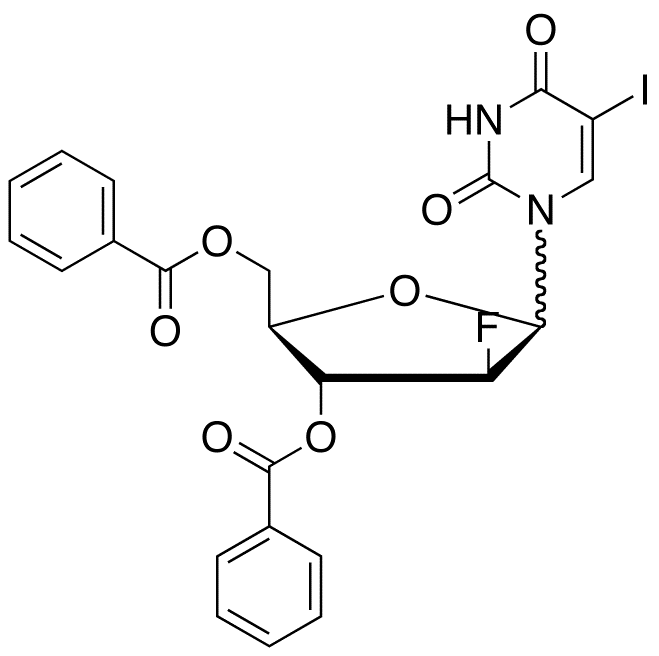3’,5’-Di-O-benzoyl Fialuridine (1:3 α/β Mixture)