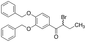 rac 1-[3,4-(Dibenzyloxy)phenyl]-2-bromo-1-butanone 