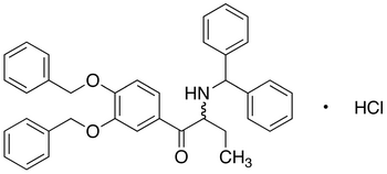 rac 1-[3,4-(Dibenzyloxy)phenyl]-2-[(diphenylmethyl)amino]-1-butanone HCl