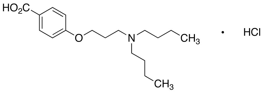 4-[3-(Dibutylamino)propoxy]benzoic Acid HCl
