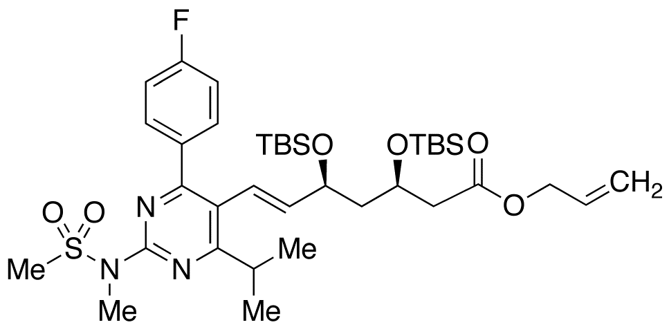 3,5-Di(tert-butyldimethylsilyl) Rosuvastatin Allyl Ester