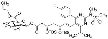 3,5-Di(tert-butyldimethylsilyl) Rosuvastatin Acyl-β-D-glucuronide Allyl Ester