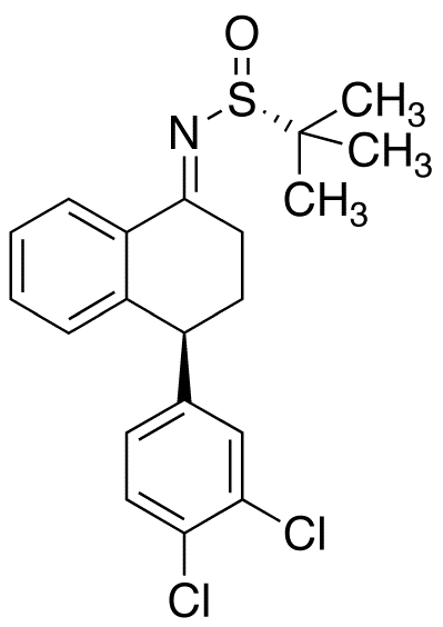 [S(R)]-N-[(4S)-4-(3,4-Dichlorophenyl)-3,4-dihydro-1(2H)-naphthalenylidene]-2-methyl-2-propanesulfinamide