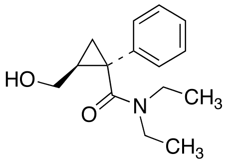 rac N,N-diethyl-2-(hydroxymethyl)-1-phenyl-cyclopropanecarboxamide