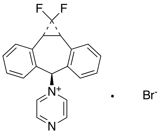 1,1-Difluorocyclopropane-1-dibenzosuberyl Pyrazinium Bromide