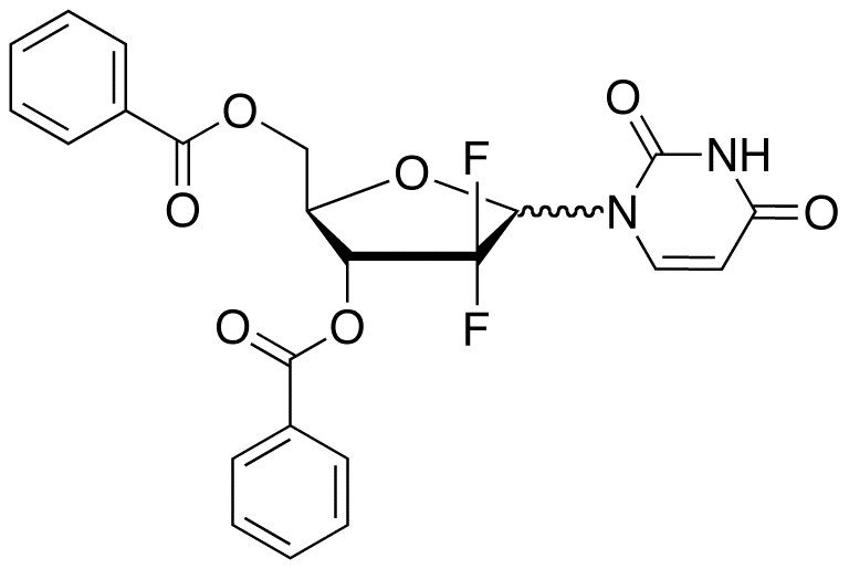 1-(2’,2’-Difluoro-2’-deoxy-L-erythro-pentofuranos-1-yl)uracil 3’,5’-Di-O-benzoate