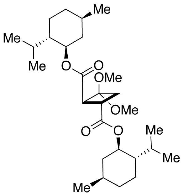 (1S,2R)-3,3-Dimethoxy-1,2-cyclobutanedicarboxylic Acid Di-L-Menthyl Ester