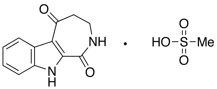 3,4-Dihydro-2H,10H-azepino[3,4-β]indole-1,5-dione Methanesulfonate Salt