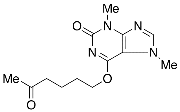 3,7-Dihydro-3,7-dimethyl-6-[(5-oxohexyl)oxy]-2H-purin-2-one