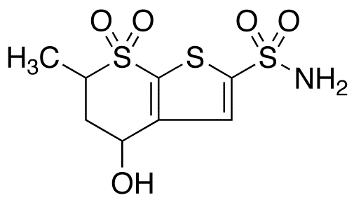 5,6-Dihydro-4-hydroxy-6-methyl-4H-thieno[2,3-β]thiopyran-2-sulfonamide 7,7-Dioxide