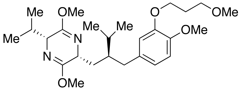 (2R,5R)-2,5-Dihydro-3,6-dimethoxy-2-[(2S)-2-[[4-methoxy-3-(3-methoxypropoxy)phenyl]methyl]-3-methylbutyl]-5-(1-methylethyl)pyrazine