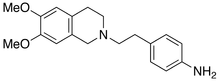 4-[2-(3,4-Dihydro-6,7-dimethoxy-2(1H)-isoquinolinyl)ethyl]benzenamine