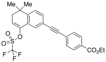 4-[2-[5,6-Dihydro-5,5-dimethyl-8-[[(trifluoromethyl)sulfonyl]oxy]-2-naphthalenyl]ethynyl]benzoic Acid Ethyl Ester