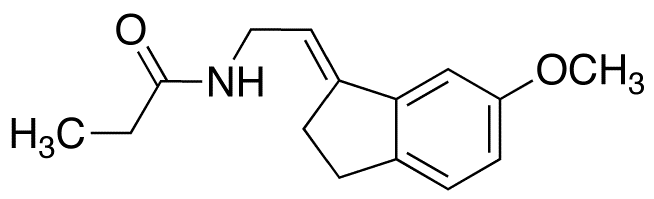 (E)-N-[2-(2,3-Dihydro-6-methoxy-1H-inden-1-ylidene)ethyl]propanamide