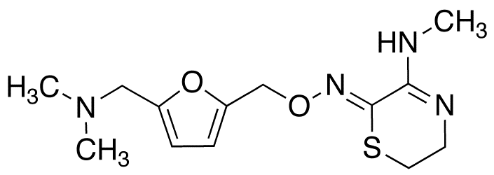5,6-Dihydro-3-(methylamino)-2H-1,4-thiazin-2-one O-[[5-[(Dimethylamino)methyl]-2-furanyl]methyl]oxime
